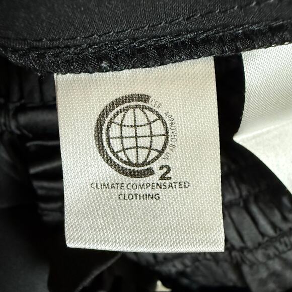 GANNI Satin Jumpsuit Black Size M Relaxed Straight Leg Slip on Style Sleeveless - Picture 8 of 10